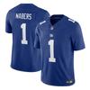 New York Giants 1 Nabes Football Jersey Mens Sports Shirt