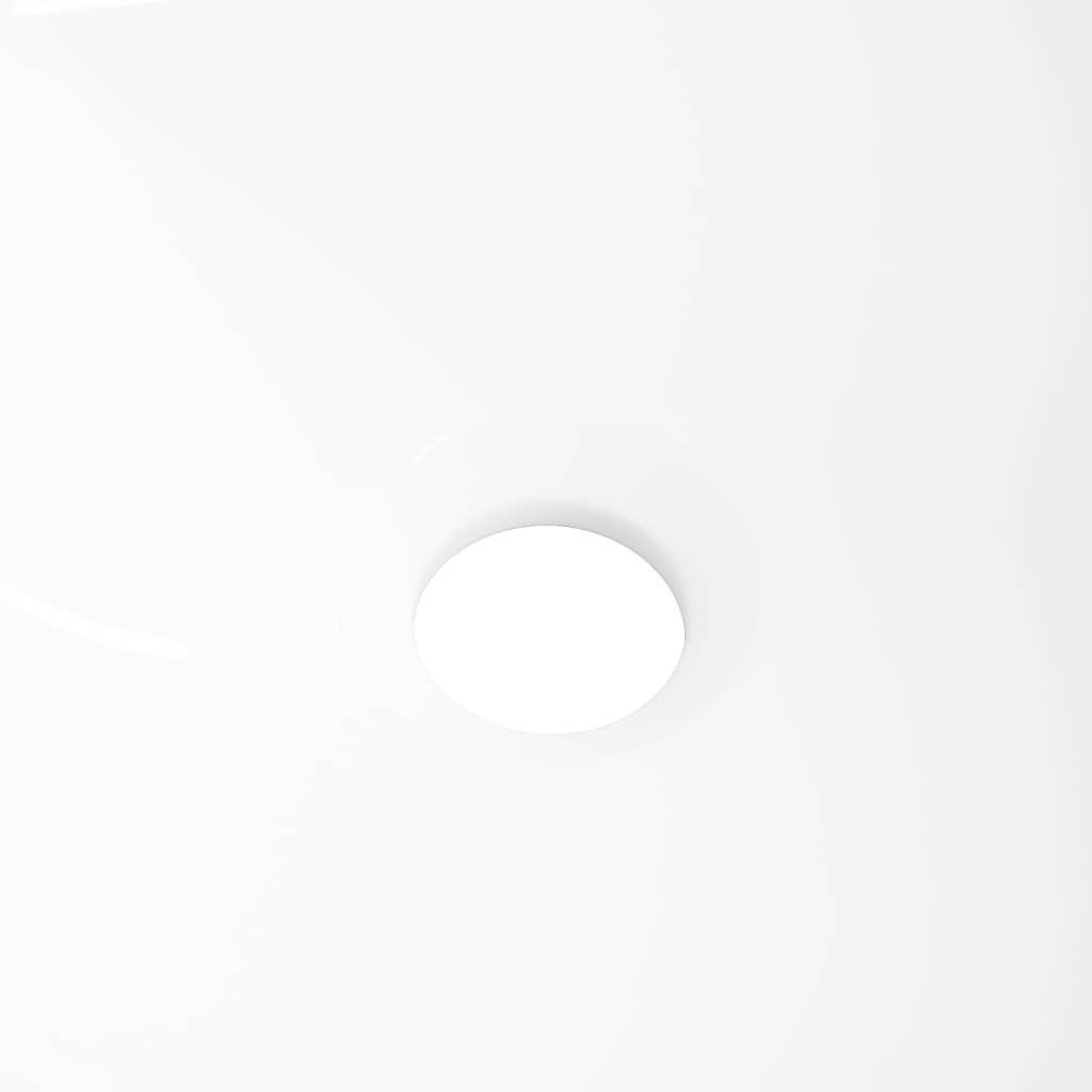 White Washbasin 36 x 15 cm Ceramic Round