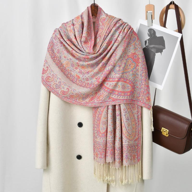 Spring and summer new cashew fringed long scarf Xiyin hot-selling popular outer shawl long scarf women