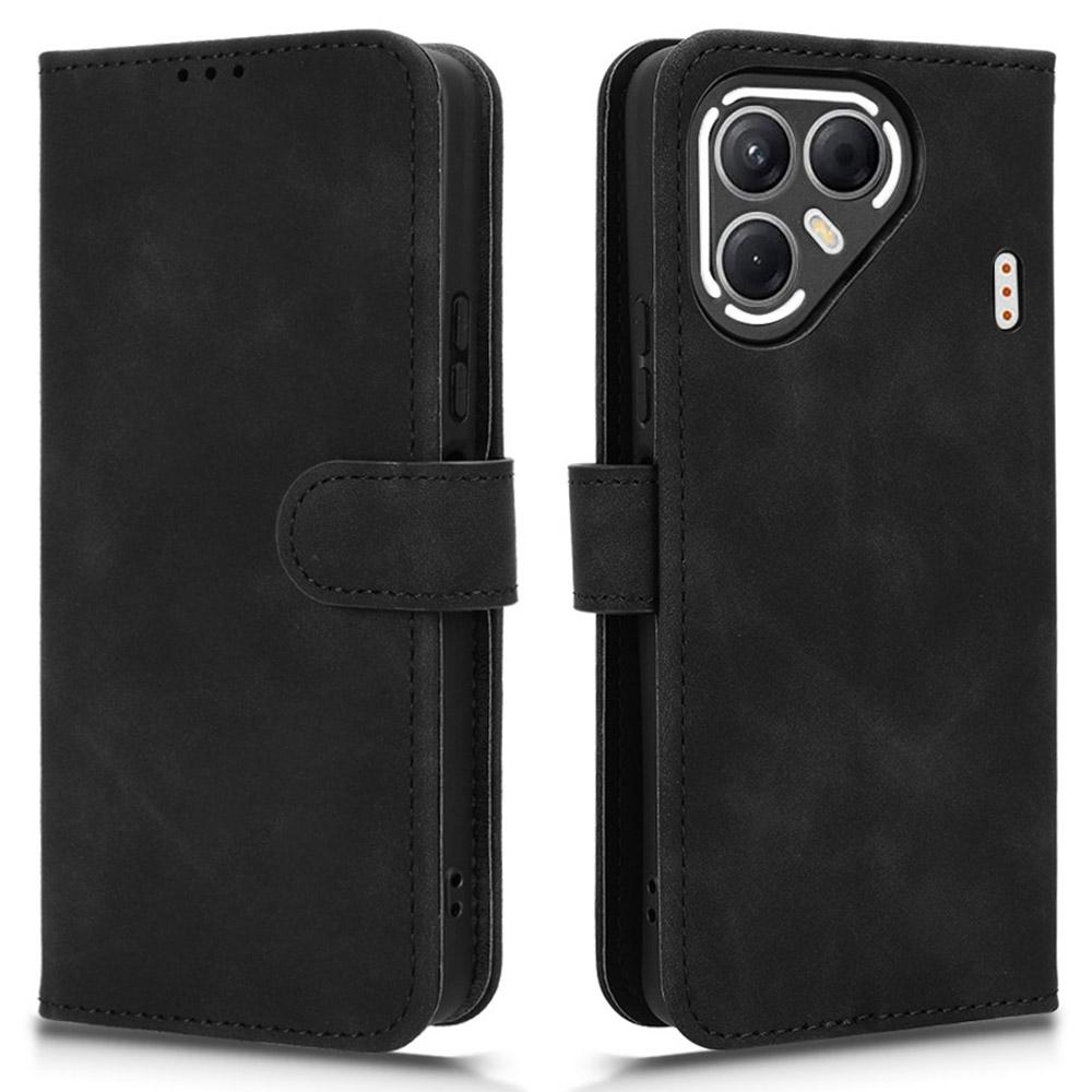 Para TECNO Pova 7 5G Capa de Couro Sensação de Pele Anti-Queda Carteira Capa Flip para Celular