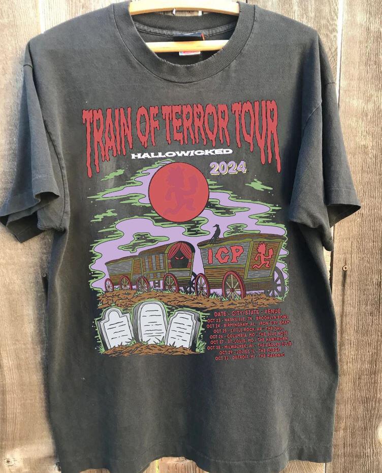 Insane Clown Posse Halloween 2024 Charcoal  S-5XL VN4026 Unisex T-Shirt XXXL