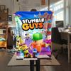 1PC Stumble Guys Print Flannel Blanket, High quality Comfortable for All Seasons, Home Decor, Warmth and Comfort, Perfect for Christmas Gifts184