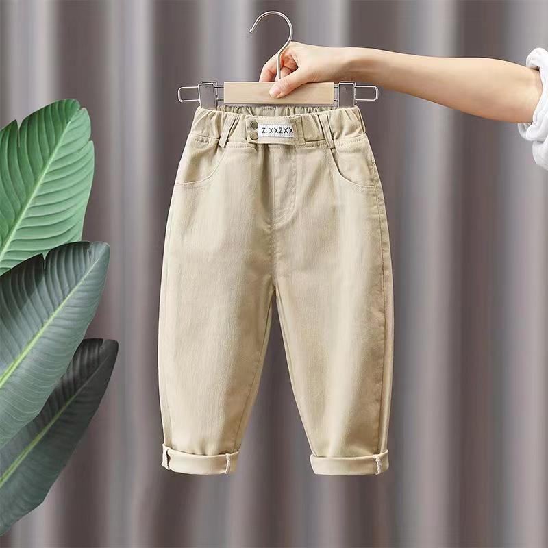 Spring/Autumn Boys' Korean Cotton Casual & Sports Pants