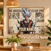 Dragon Ball Goku Custom Name Diamond Painting Personalized 5D Full Drill DIY Diamond Art Home Decor