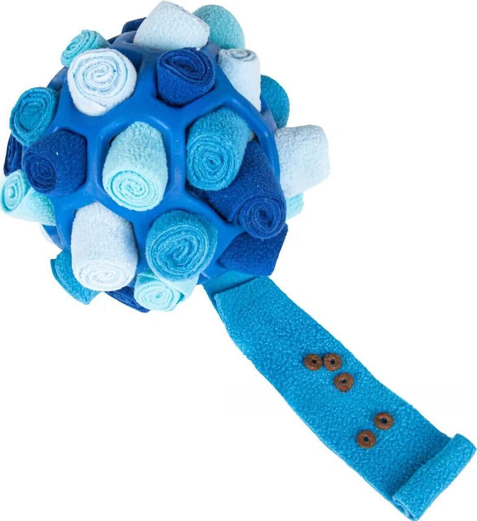 "Giocattolo per cani Blast Ball: Puzzle interattivo di gomma "Annusa e trova cibo"