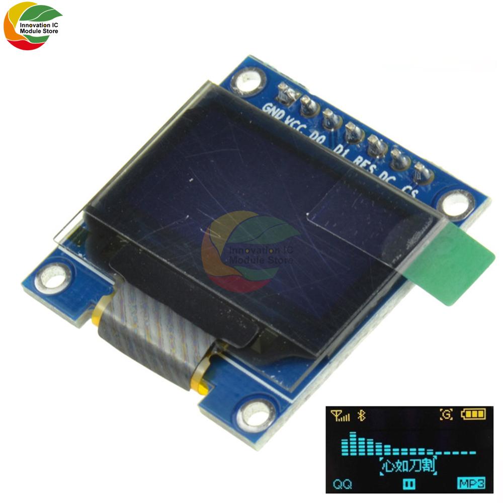 0.96-inch Monochrome Oled Lcd Display Module With 7pin Control Chip Ssd1306 Supporting Spi/ic