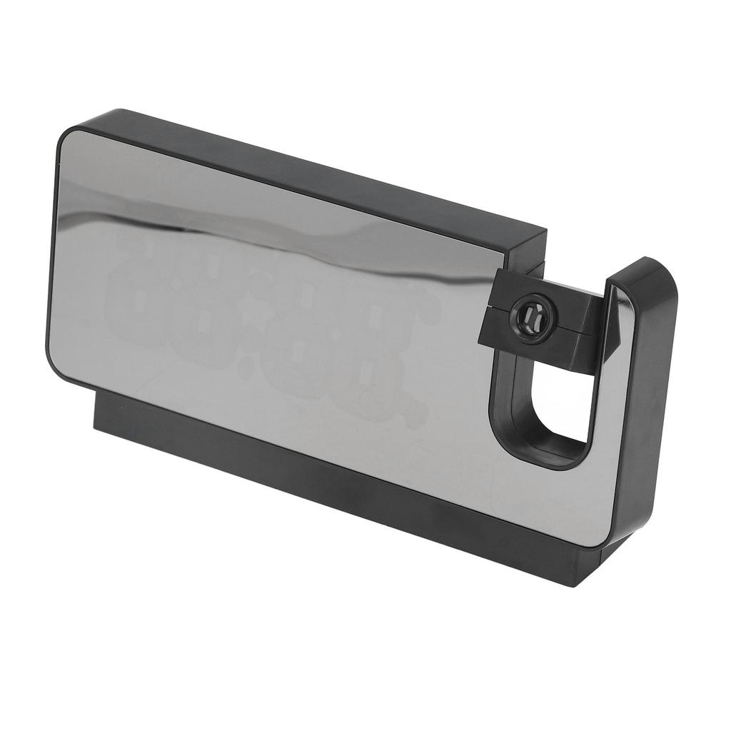 Digital Alarm Clock 180 Degrees  Rotatable Projection 4 Level Brightness LED Mirror Display for Home Office Bedroom