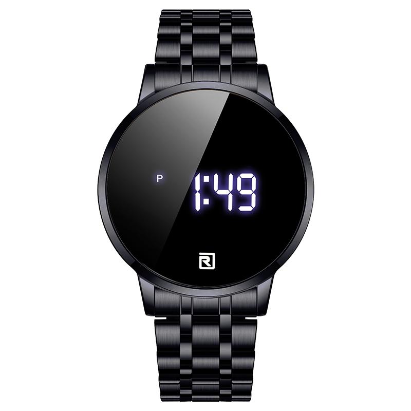 Reward Custom logo Casual Modern Led Watch Digital Factory Fashion Round Rose Gold Relojes Digital digital quartz watch