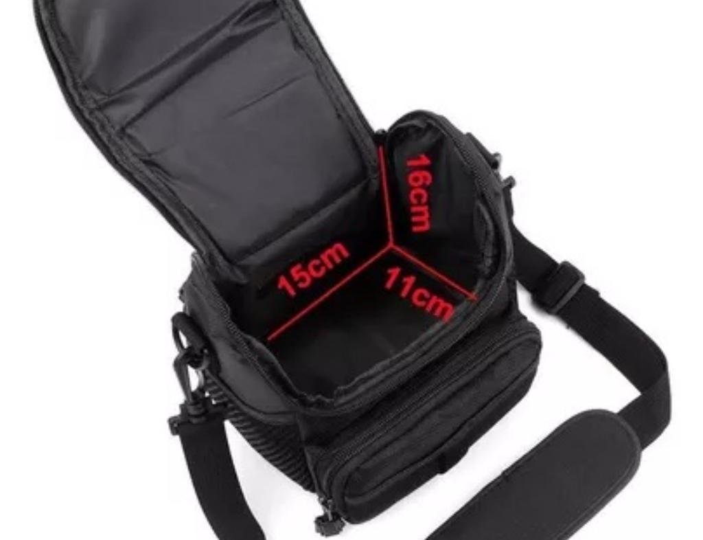 Bolsa De Camera  Para Nikon D3400 D3300 D3200 D3100 D3000 P90 Color Negro