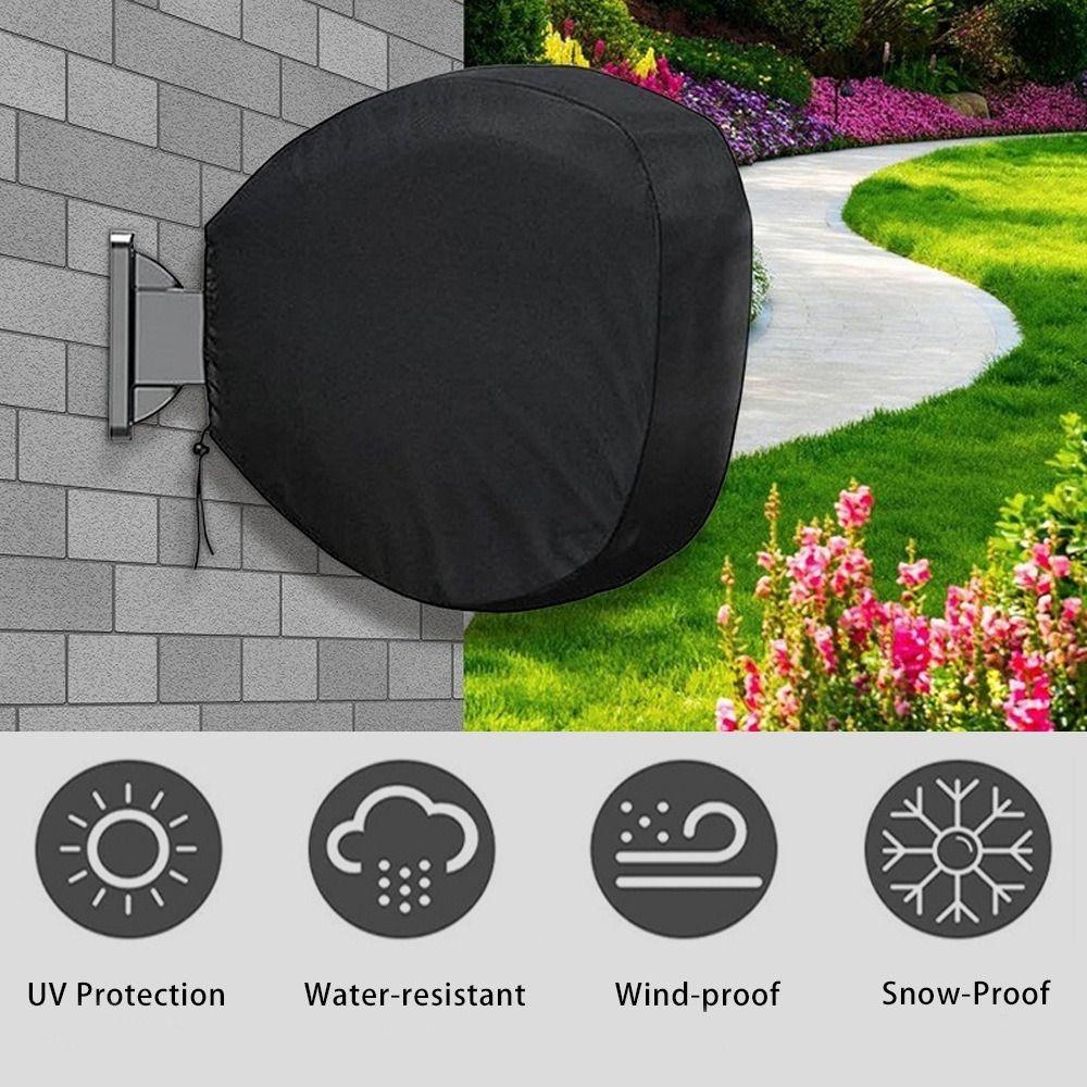 Black Insulated Hose Cover UV Resistant Waterproof Extendable Hose Cover Durable 210D Oxford Cloth Hose Reel Protect Cover