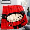 1PC PUCCA Print Flannel Blanket, High quality Comfortable for All Seasons, Home Decor, Warmth and Comfort, Perfect for Christmas Gifts123