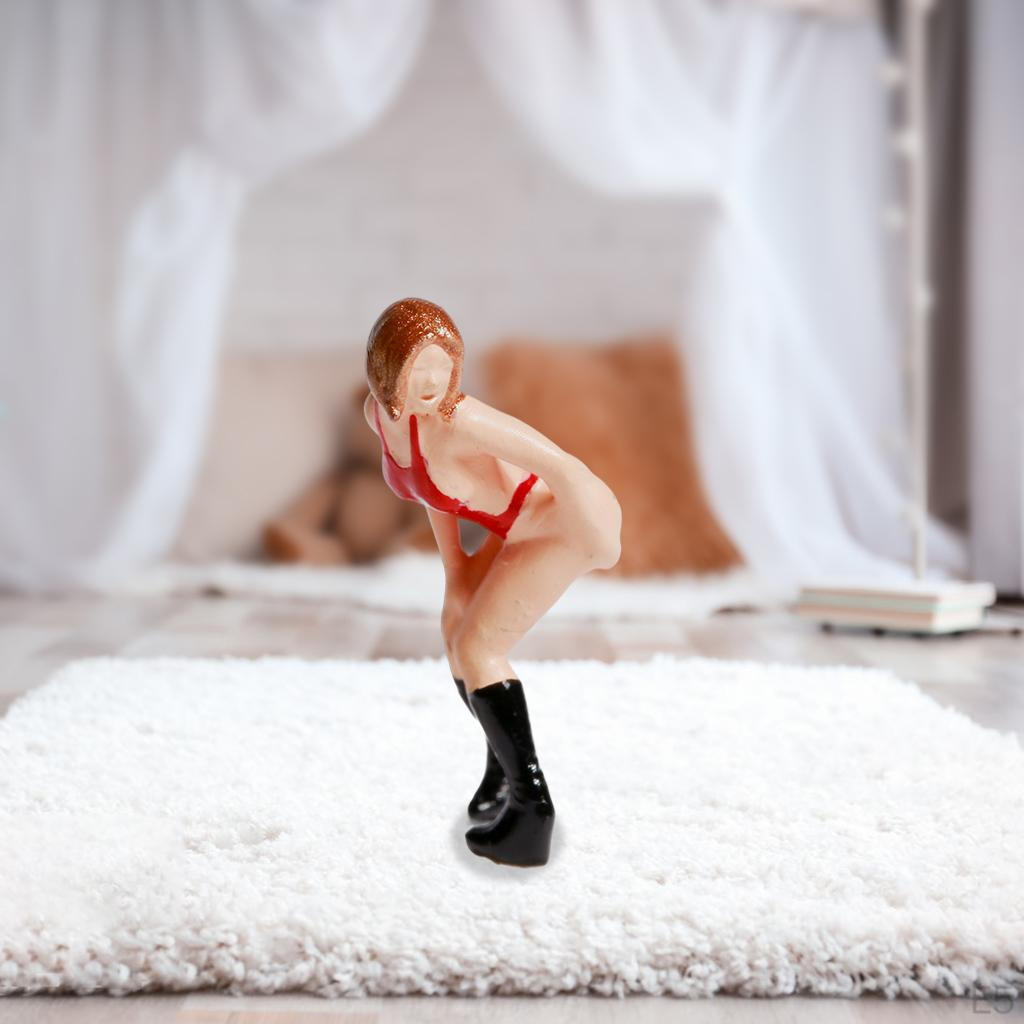1:87 Miniature Scene People Figures Diorama Painted Human Figure HO Scale