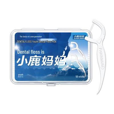 Xiaolu Mama High-Toughness Double Thread Dental Floss Picks, 150 Count