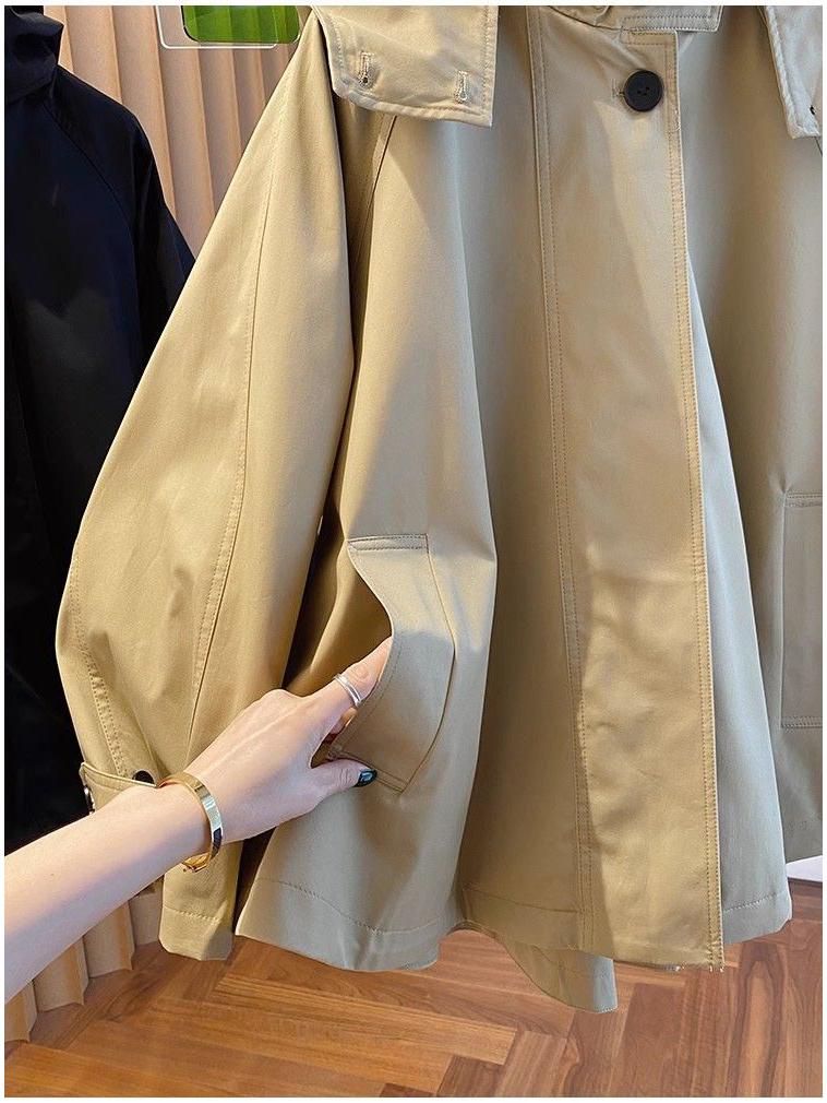 Women's Retro Baseball Jacket - Casual Loose Fit for Spring & Autumn