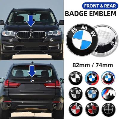 Emblemi logo distintivi baule posteriore 82mm 74mm cofano anteriore baule Edizione 50° Anniversario per F10 F20 E46 E43 E63 E64 E90 E94 X5 X6