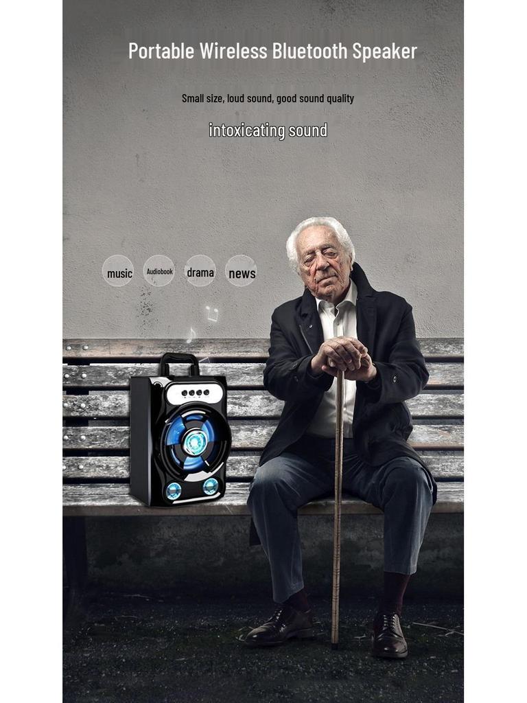 Song Audio Multifunctional Bluetooth Speaker with Subwoofer for Home & Outdoor Use