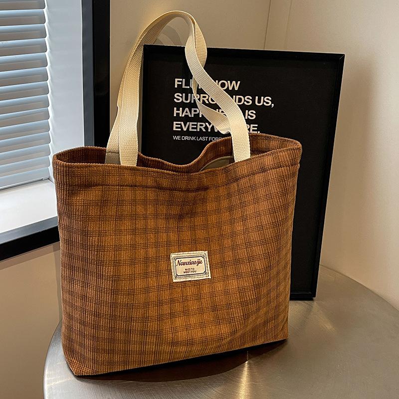 High School Student Tote Bag Female Commuter Shopping Bag Ins Fashionable College Student One-shoulder Handbag Female