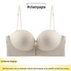 Sujetador Strapless Fruncido Push-Up con Soporte Invisible Antideslizante