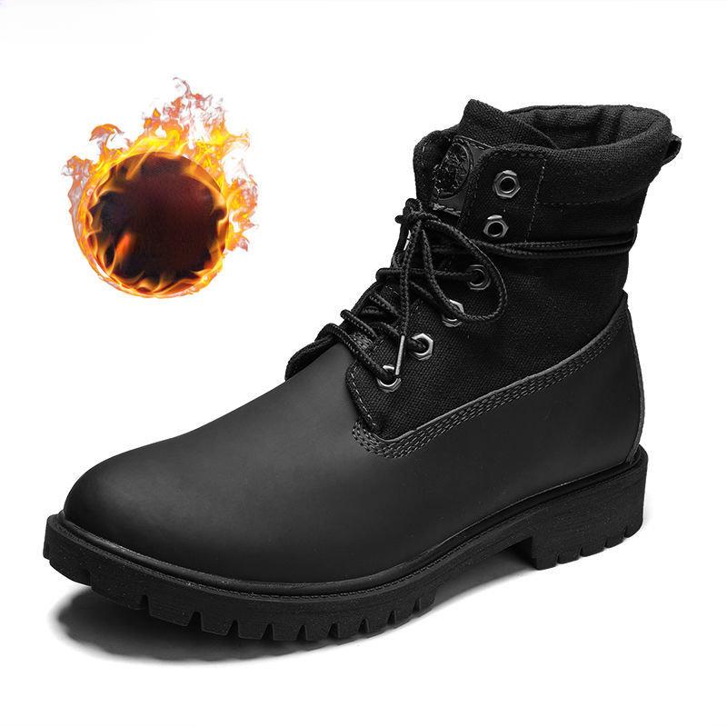 

Ботильоны для мужчин Кожаные туфли для мужчин Черные ботинки Stivali Повседневная обувь для мужчин Ботинки на платформе Casuales Zapatillas De Hombre 44