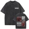 Gewaschene Vintage Rapper Eminem Grafik T-Shirts Herren Damen Hip Hop Mode Übergroßes Kurzarm T-Shirt Hohe Qualität Stre3340