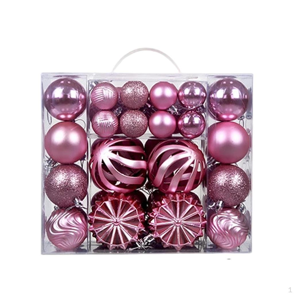 48 Tropfenförmige Weihnachtskugel-Ornamente Baumschmuck für Hochzeit