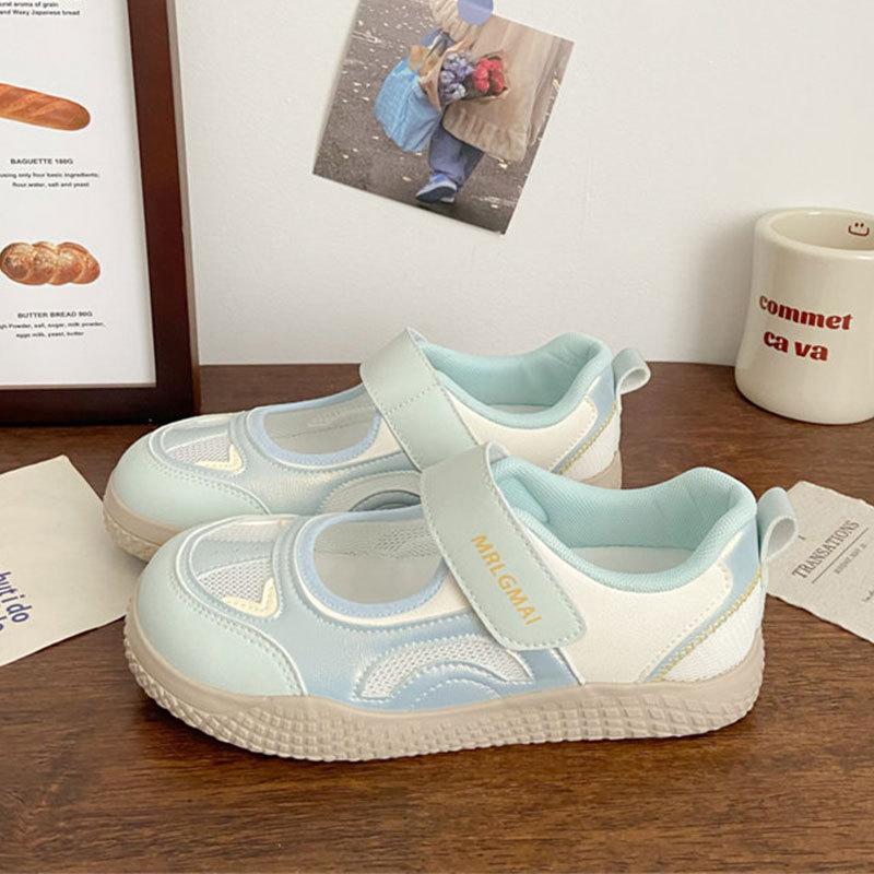 Ugly Cute Shoes Hollow Board Shoes Women's Summer New Chic Niche Velcro Versatile Breathable