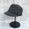 Simple Wool Blended Flat-top Equestrian Hat Women's Autumn and Winter Warm Knight Hat Fashionable Face Small High Version Han Fan Top Hat