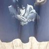 [USED] Death Note anime t-shirt L El Misa Misa anime navy