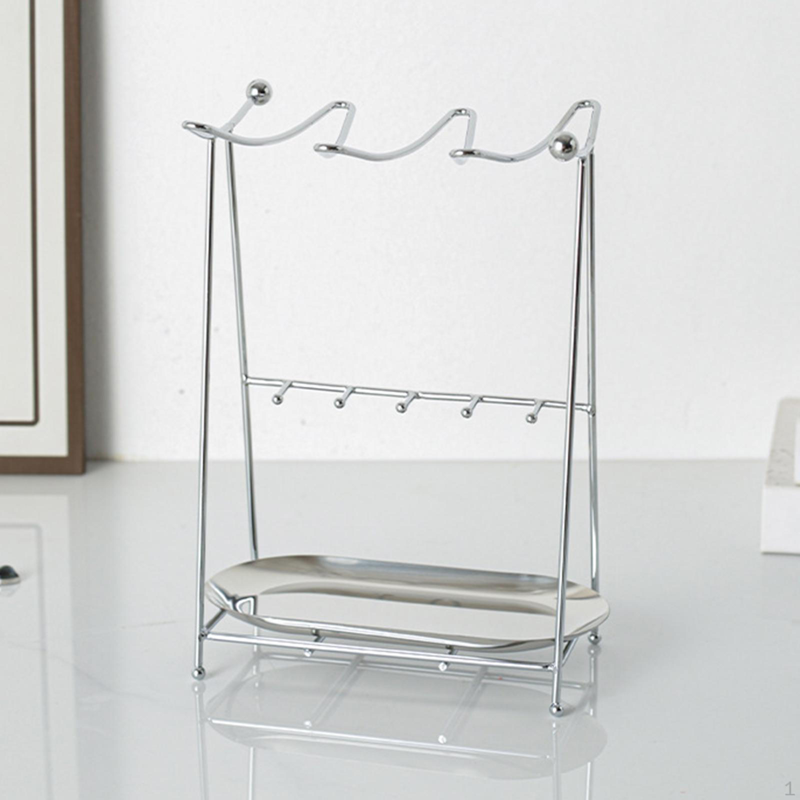 

Подставка-органайзер для украшений Съемный поднос Вешалка для ожерелий Декоративный модный держатель Дисплей