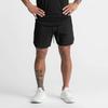 Men's Quick-Dry Running Shorts - Solid Color, Casual American Fitness Five-Inch