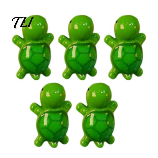 Magnetic Memo Holders 5Pcs Mini Resin Turtle Refrigerator Magnet, Colorful Tortoise Fridge Decorative Magnets Home Office Kitchen Locker Accessories