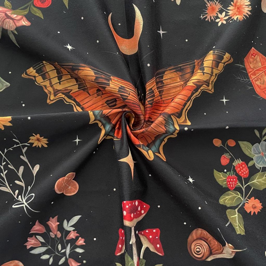 Divinations Tablecloth Butterfly Flower Astrologys Tarot Cards Tablecloth Altars Cloth Divinations Board Game Accessory