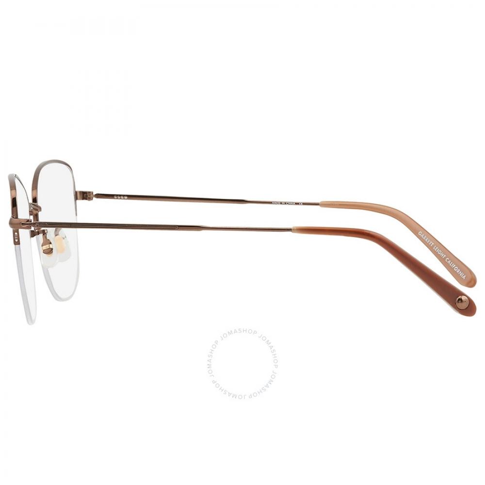 Garrett Leight Pershing Demo Cat Eye Ladies Eyeglasses 3033 AME TI 54