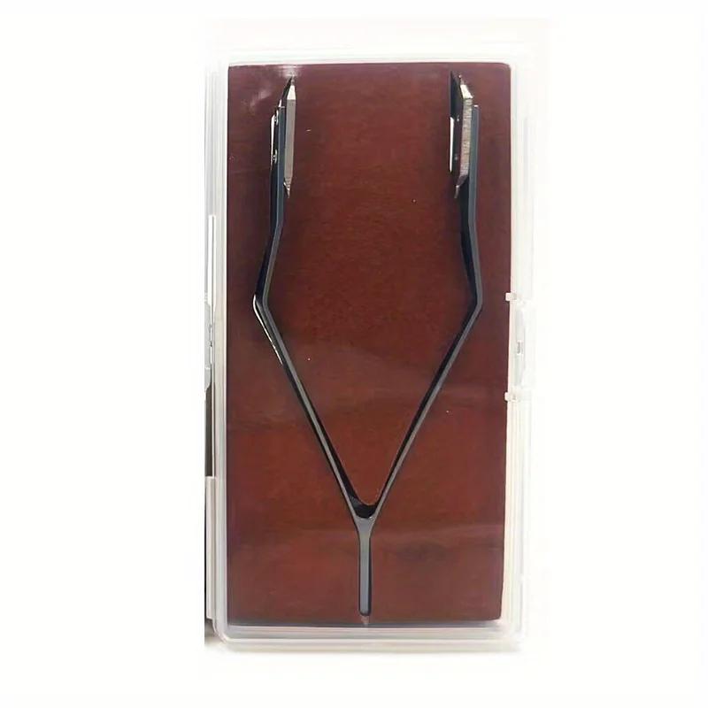 Professional Stainless Steel V-Type Watch Band Tweezer Precision Spring Bar Removal Tool for Watches Bracelets & Jewelry Repair