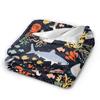 Cute Sharks Blanket Quality Warm  Bedding Throws Winter Travel Office Living Room Novelty Bedspread