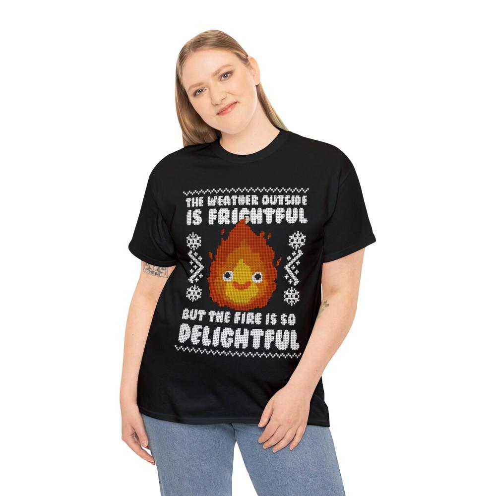 Funny Christmas Anime Tshirt I Want For Christmas Is Uwu Ugly Christmas Shirt M