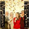 2 Pieces 85th Birthday Party Decorations Cheers to 85 Years Banner Porch Sign Door Hanging Banner 85th Party Decorations Welcome Porch Sign for 85