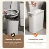 Household Trash Can Without Press Ring Bathroom Plastic Modern Large Capacity Living Room Kitchen Lid Waste Rubbish Garbage