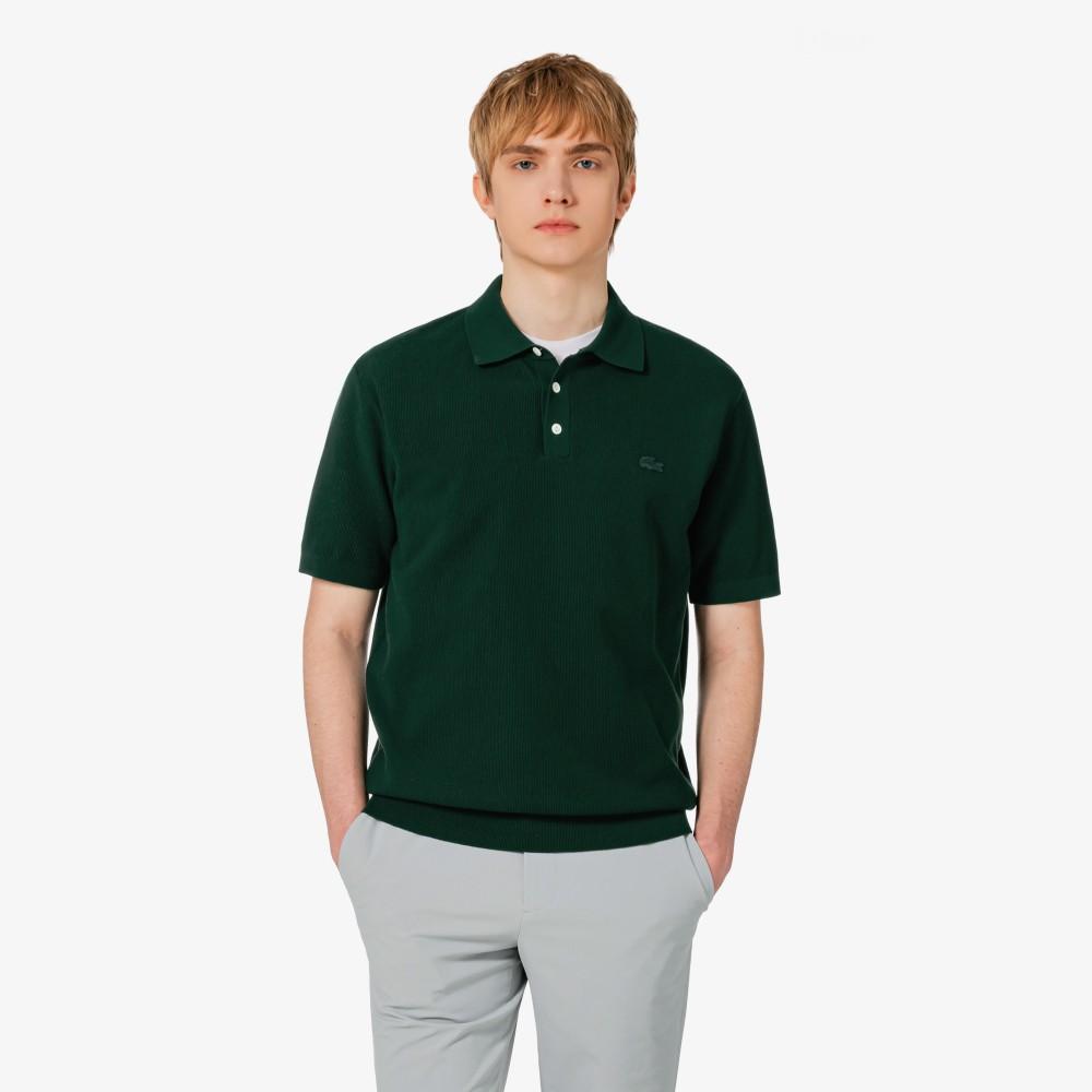 [Lacoste] Men's Pique Short Sleeve Sweater Polo Shirt PH942E-56GAFK