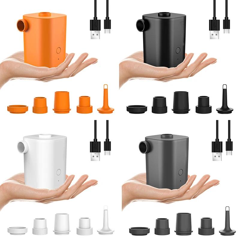 Přenosná ultra mini vzduchová pumpa s dobíjecí baterií pro bazénové plováky nafukovací matrace plavecký kruh vakuové vaky bezdrátové