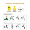 Eco-Friendly All-Season Soft Car Wash Water Hose with 4-Point PVC Pipe & Spray Gun