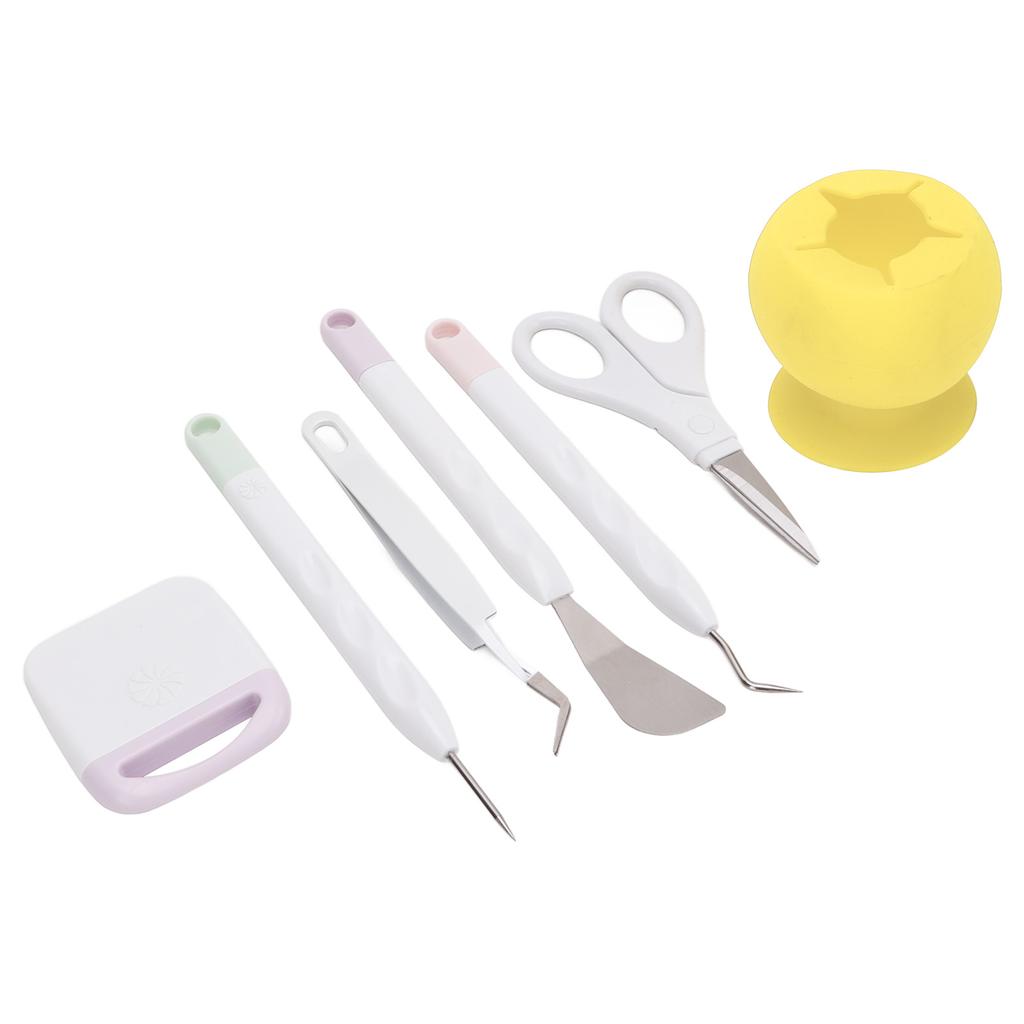 7 ADET Vinil Ayıklama Aletleri Seti El İşi Ayıklama Aletleri Seti Kağıt Kesimi için Kendin Yap El Yapımı El Sanatları Aletleri