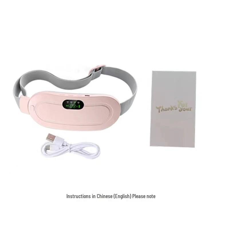 Cross-Border Smart Heating Waist Belt with Digital Display for Menstrual Relief and Vibration Support