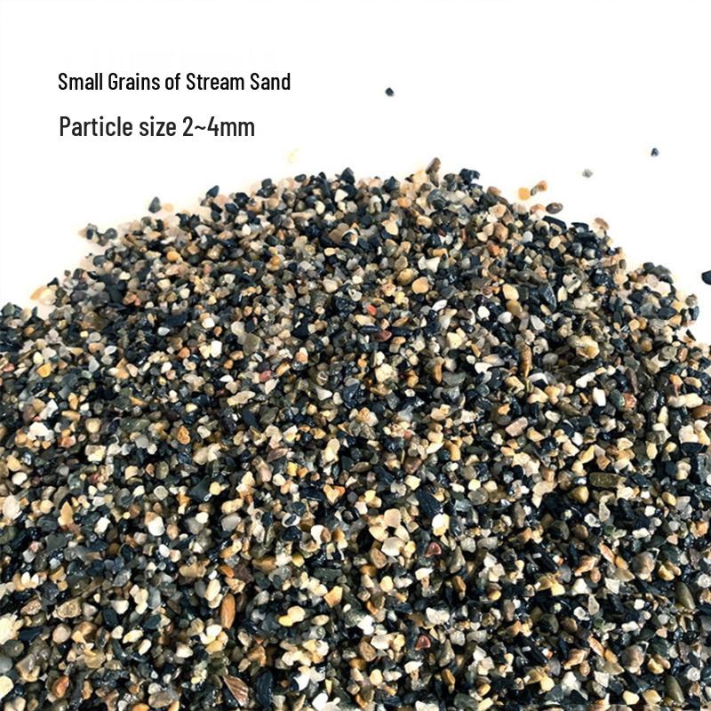 Natürlicher feiner Aquariensand: Natürliche Substratdekoration für Aquarien mit farbigem Kristall und Bachsand