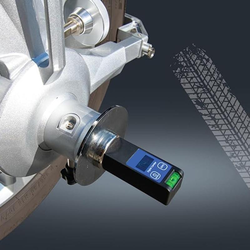 Digitaler Sturz- und Spureinstellwerkzeug Magnetische Basis Präzisions-LCD-Display Radspurwerkzeug Universelles Nachlauf- und Sturzmessgerät