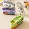 New Portable 7-day Pill Box Moisture-proof Precise Pill Splitting Storage Case Adjustable Pill Dispenser