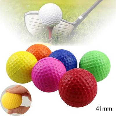 10PCS PE Golf Training Foam Ball Nonporous Golf Supplies New Pet Toy Ball  Outdoor