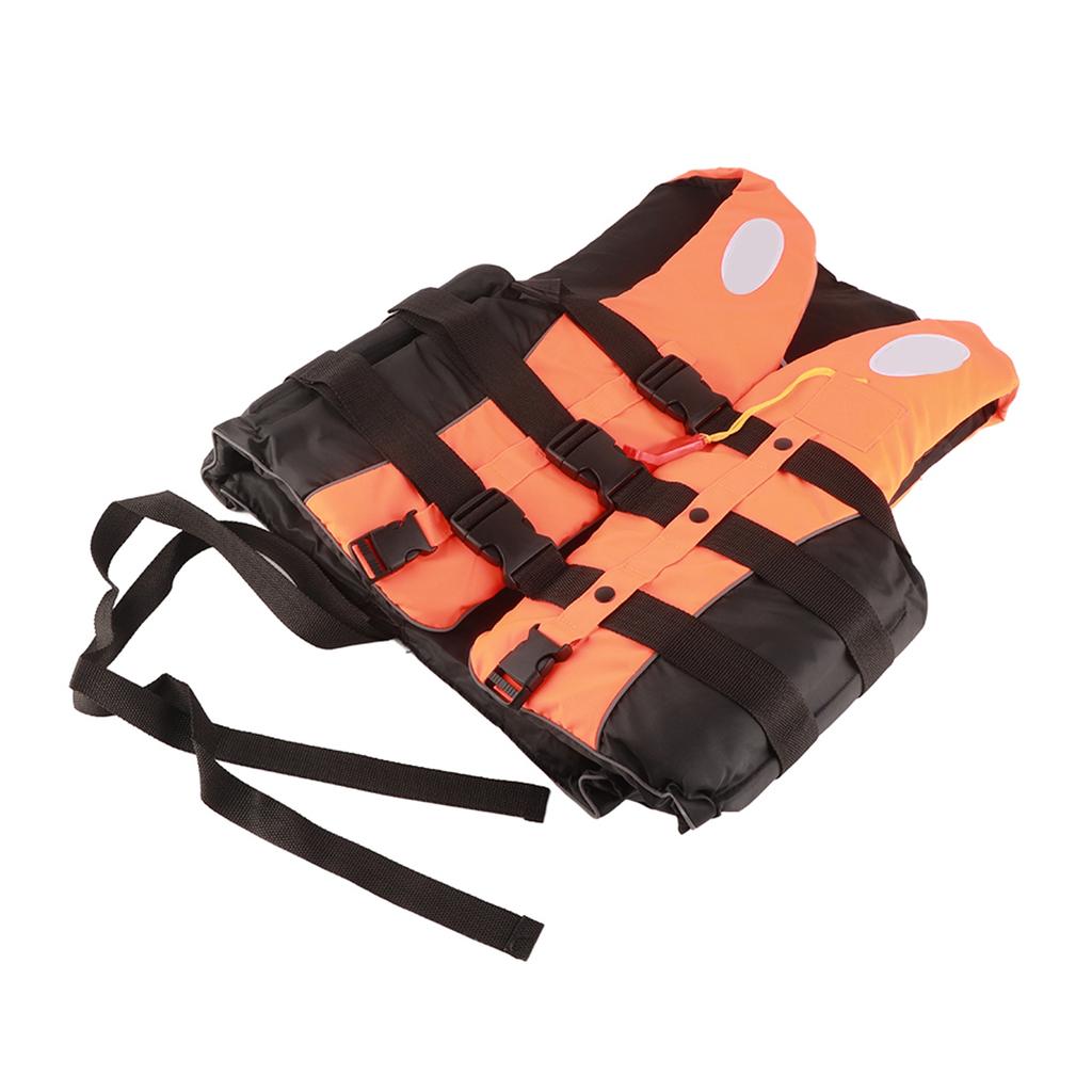 Polyester Voksen redningsvest Universal Svømming Drifting Ski Vest(Oransje XL)