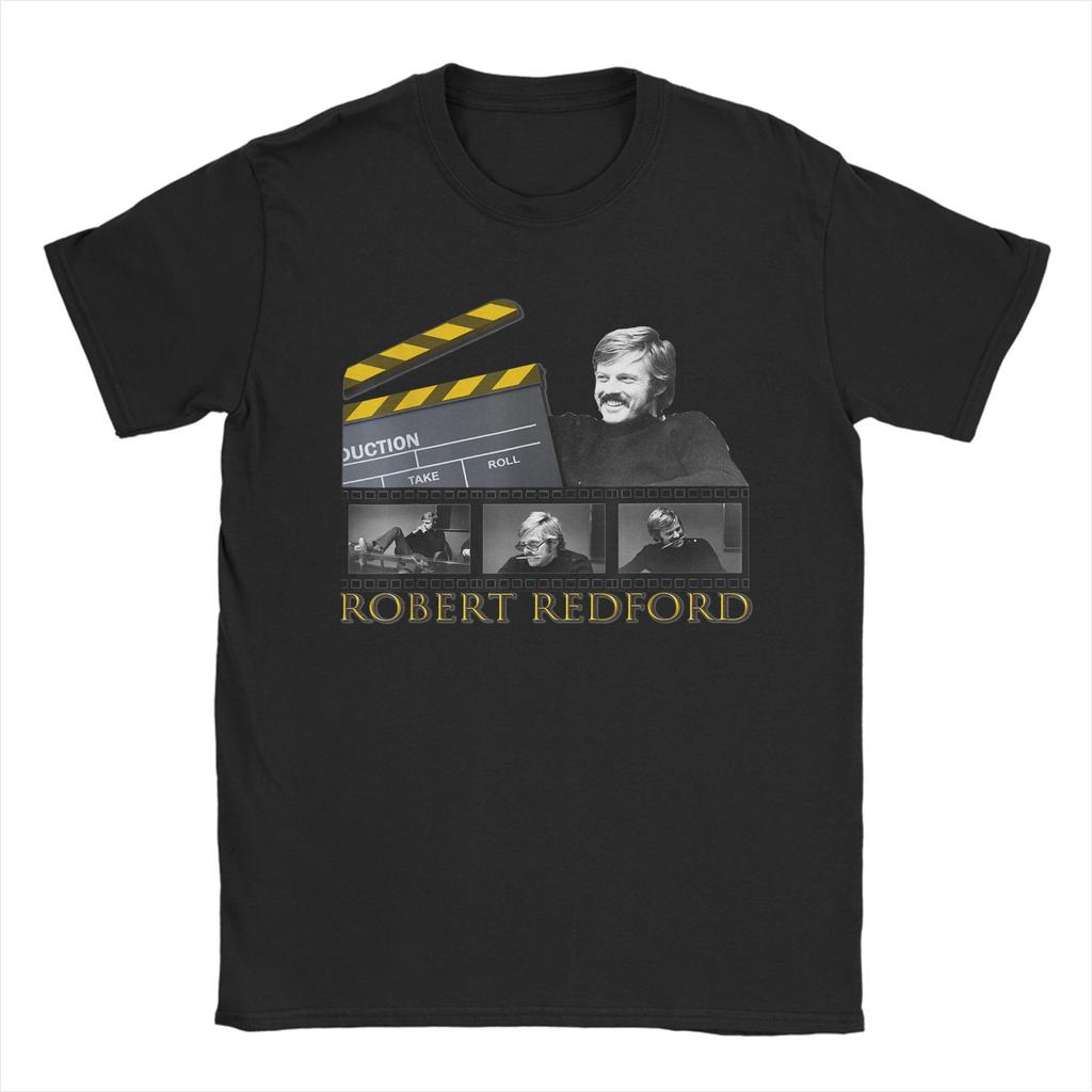 Robert Redford Legends Never Die Movie Star T-Shirts Men Funny Tee Shirt Crew Neck Short Sleeve T Shirt Printing Clothes