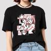 Anime Sailor Moon 18 Different Patterns Summer Printed Casual Black Short Sleeves Cotton Tops O Neck Women T Shirts